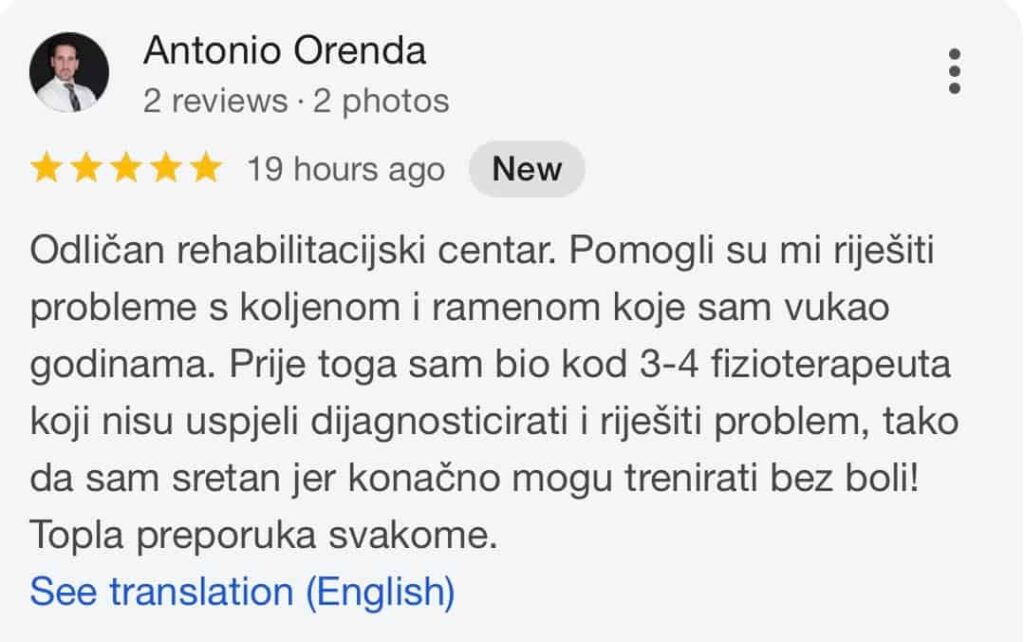 Kronična bol u ramenu